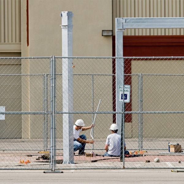 how long can i lease the temporary fence for my work site or event in New Milton WV
